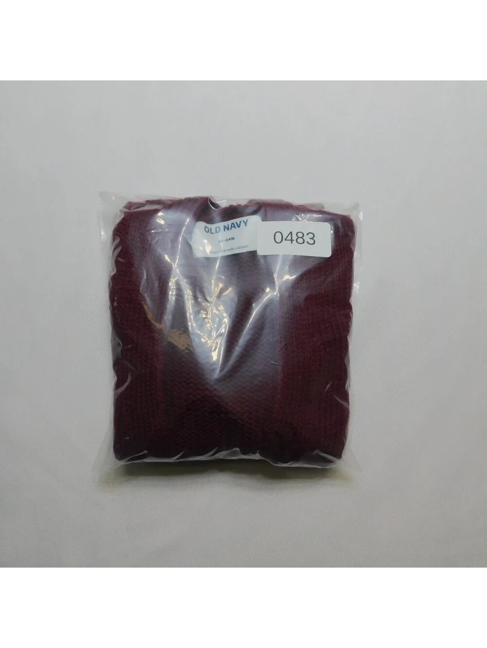 Old Navy Baby Toddler Knit Cardigan Sweater 18-24M Burgundy Maroon Open Front